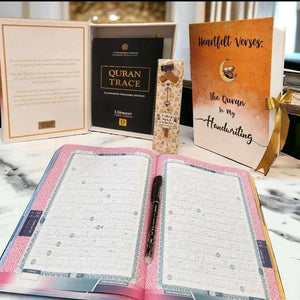 Heartfelt Verses: The Quran In My Handwriting Gift Box - Quran Trace Set