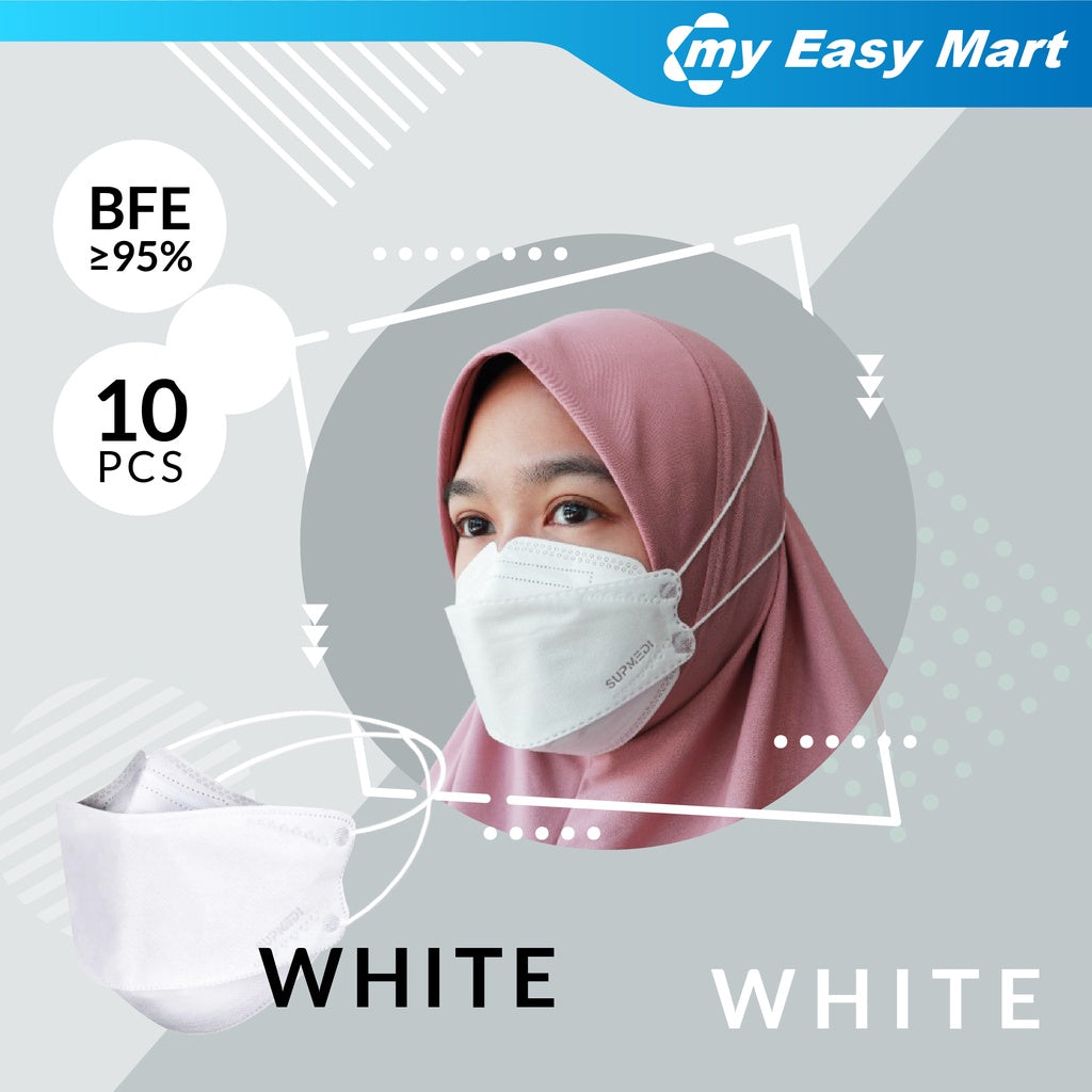 SUPMEDI KF94 HIJAB MASK 10PCS/PACKET