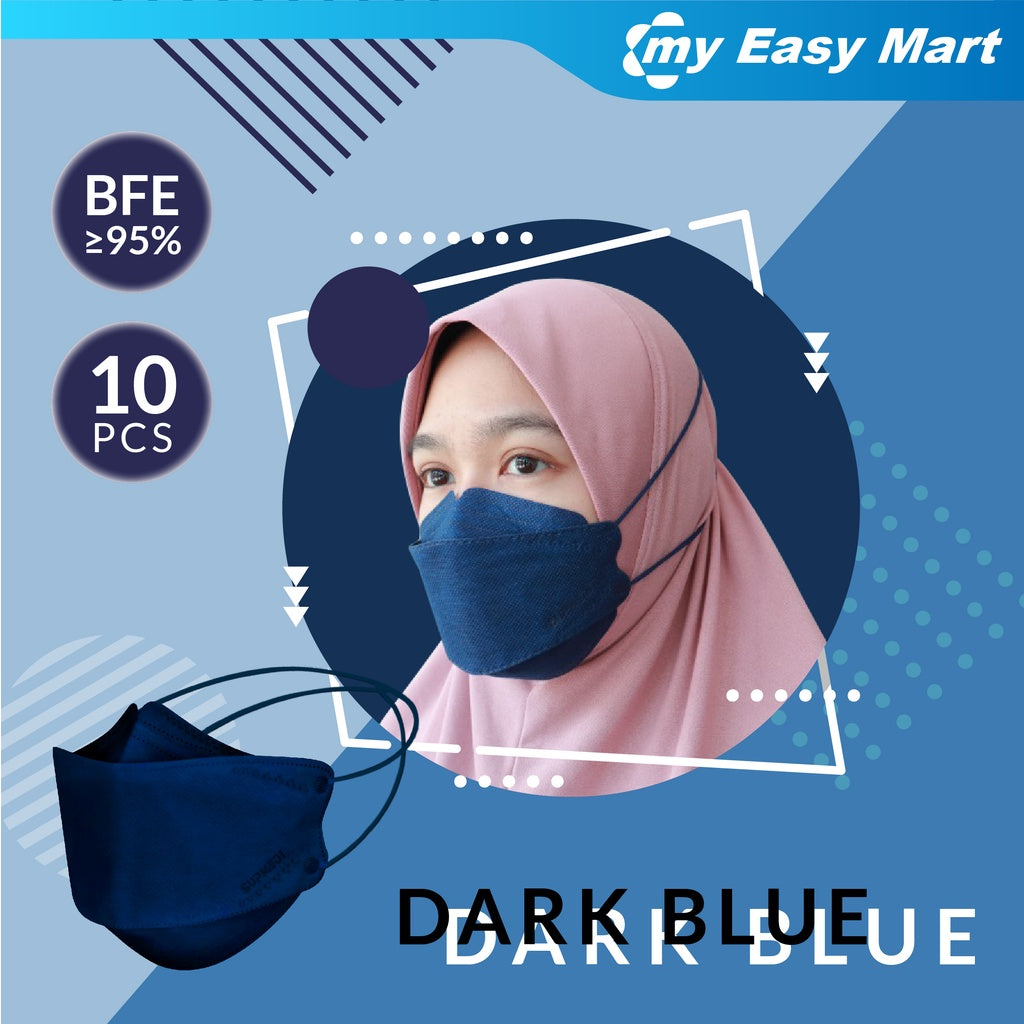 SUPMEDI KF94 HIJAB MASK 10PCS/PACKET