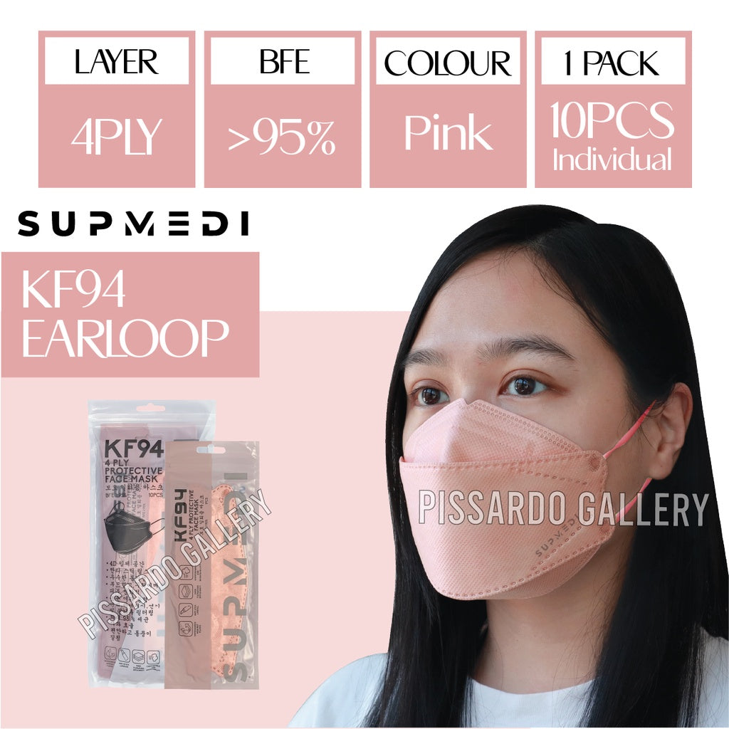 SUPMEDI KF94 EARLOOP 10PCS/PACKET