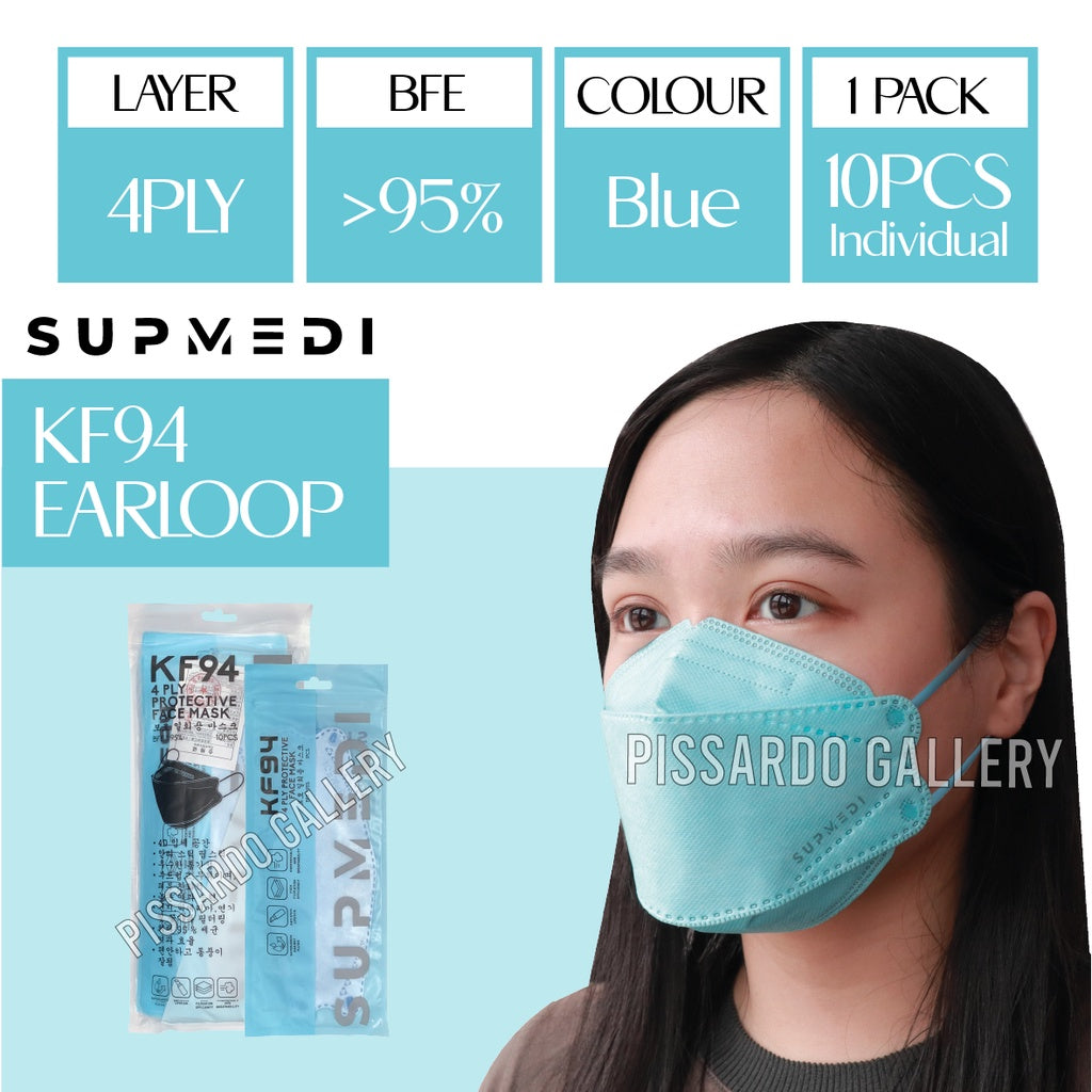 SUPMEDI KF94 EARLOOP 10PCS/PACKET