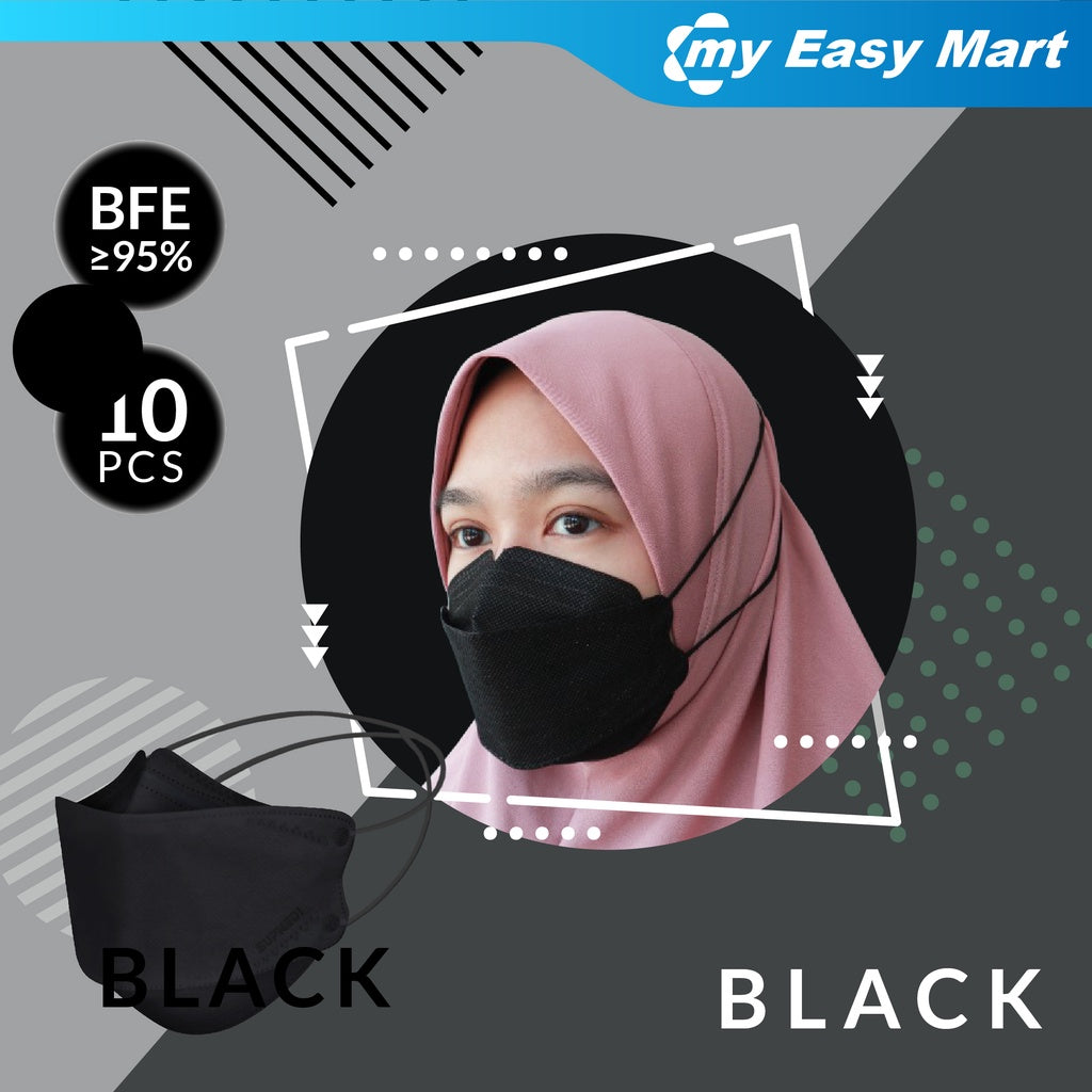 SUPMEDI KF94 HIJAB MASK 10PCS/PACKET